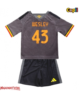AS Roma Wesley Franca #43 Echipament de Fotbal Replică 2026-27 Copii Treilea (+ Șorturi)